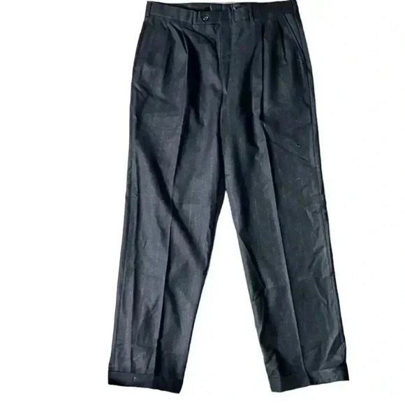 Burberrys Pin Stripe Wool Trouser Pants Size: SEE APPROXIMATE MEASUREMENTS BELOW - Picture 1 of 6